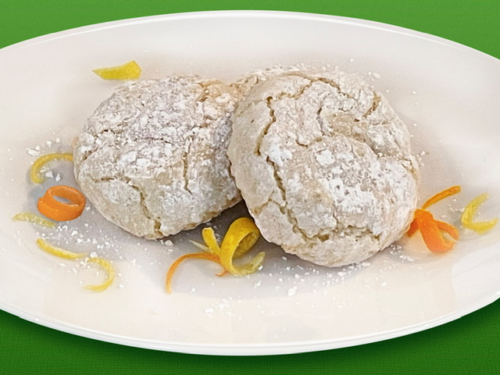 Citrus Amaretti Cookies GF